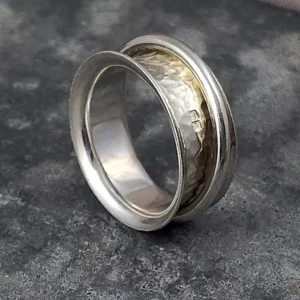 everyday silver spinner ring